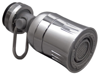 Chrome Twist Dual Spray Kitchen Swivel Faucet Aerator Chrome Twist Dual Spray Kitchen Swivel Faucet Aerator