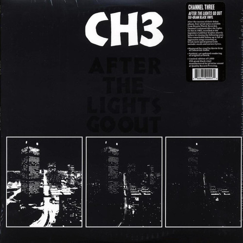CHANNEL 3 - AFTER THE LIGHTS GO OUT LP VINYL RECORD