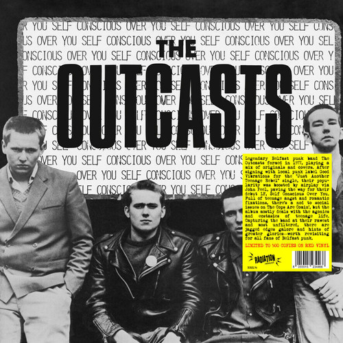 THE OUTCASTS - SELF CONCIOUS OVER YOU VINYL RECORD LP (RED)