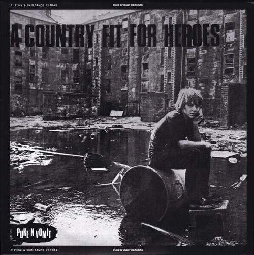 A COUNTRY FIT FOR HEROES LP COLOR VINYL RECORD + LARGE POSTER (VARIOUS)