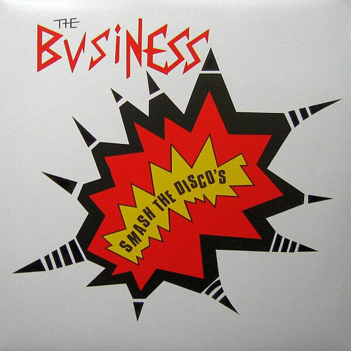 THE BUSINESS SMASH THE DISCO'S LP VINYL RECORD (BLUE)