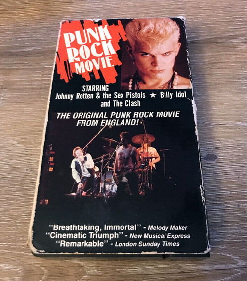 THE PUNK ROCK MOVIE VHS VIDEO CASSETTE