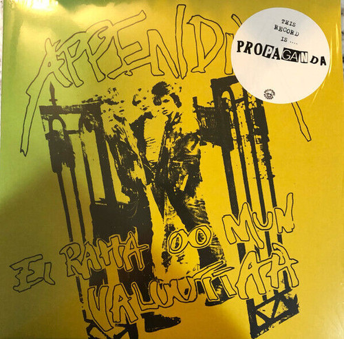Appendix - Ei Raha Oo Mun Valuuttaa LP RED Vinyl Record #34 of 50
