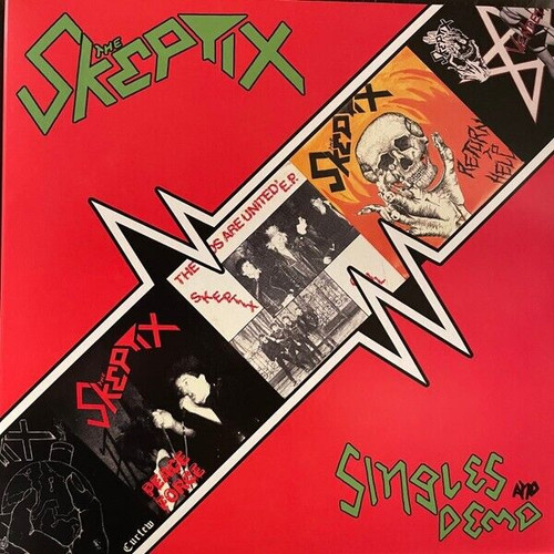 SKEPTIX - SINGLES AND DEMO LP VINYL RECORD