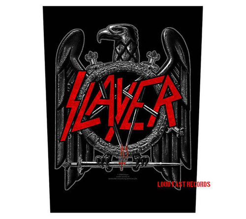 SLAYER - BLACK EAGLE BACK PATCH