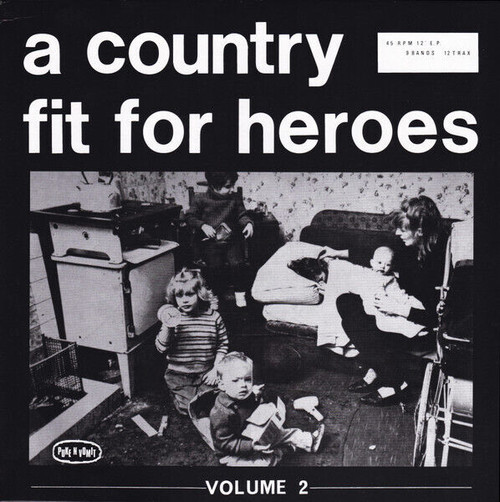 A COUNTRY FIT FOR HEROES VOLUME 2 LP PINK VINYL RECORD oi! punk rock uk 82