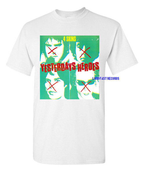 THE 4 SKINS - YESTERDAYS HEROES T SHIRT