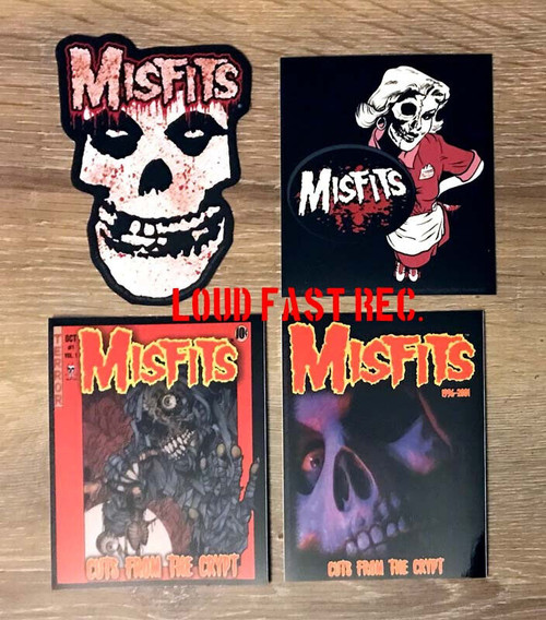 MISFITS - CUTS FROM THE CRYPT STICKER SET DECAL LOT