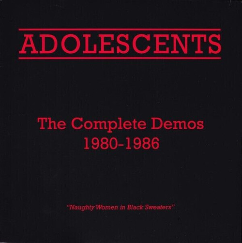 ADOLESCENTS - SELF TITLED LP COLOR VINYL RECORD