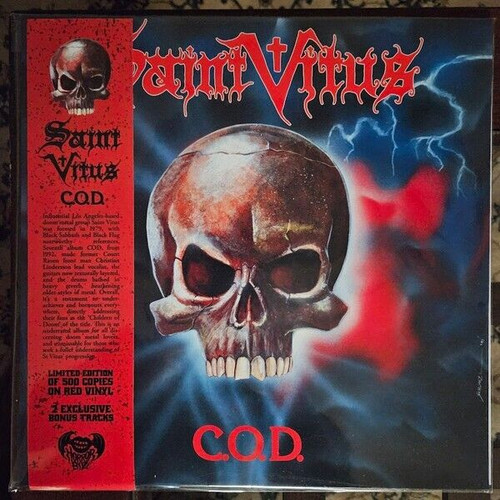 SAINT VITUS - C.O.D. LP RED VINYL RECORD