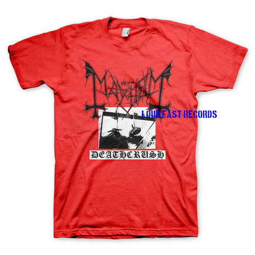 MAYHEM - DEATHCRUSH DEMO T SHIRT (SIZE LARGE)