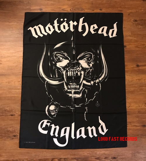 MOTORHEAD - ENGLAND FLAG BANNER TAPESTRY FABRIC POSTER