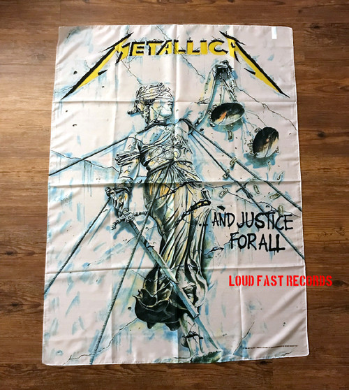 METALLICA - AND JUSTICE FOR ALL BANNER FLAG FABRIC POSTER TAPESTRY