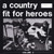 A COUNTRY FIT FOR HEROES VOLUME 2 LP PINK VINYL RECORD oi! punk rock uk 82