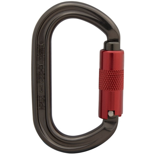 ISC Offset Aluminum Oval Carabiner