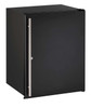 ADA24RB-13B U-Line ADA Series 24" ADA Solid Door Refrigerator with Lock - Field Reversible - Black