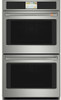 CTD70DP2NS1 Cafe 30" Professional Series Electric Double Wall Oven with True Convection - Stainless Steel with Brushed Stainless Steel Handle CTD70DP2NS1 Cafe 30" Professional Series Electric Double Wall Oven with True Convection - Stainless Steel with Brushed Stainless Steel Handle