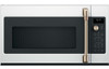 CVM517P4RW2 Cafe 30" Over-the-Range Microwave Oven with Air Fry - Matte White with Brushed Bronze Handle CVM517P4RW2 Cafe 30" Over-the-Range Microwave Oven with Air Fry - Matte White with Brushed Bronze Handle
