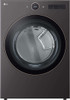 DLGX6501B LG 27" 7.4 cu. Ft. Ultra Large Capacity Front Load Gas Dryer with Sensor Dry and Steam Technology - Black Steel DLGX6501B LG 27" 7.4 cu. Ft. Ultra Large Capacity Front Load Gas Dryer with Sensor Dry and Steam Technology - Black Steel