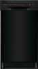 FFBD1831UB Frigidaire 18" Dishwasher with Heated Drying System and Multiple Cleaning Cycles - 52 dBa - Black