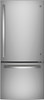 GBE21DYKFS 30" 20.9 Cu. Ft. Bottom Freezer Refrigerator with Adjustable Glass Shelves - Fingerprint Resistant Stainless Steel GBE21DYKFS 30" 20.9 Cu. Ft. Bottom Freezer Refrigerator with Adjustable Glass Shelves - Fingerprint Resistant Stainless Steel