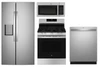 Package 9 - GE Appliance Package - 4 Piece Appliance Package with Gas Range - Stainless Steel