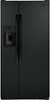 GSS23GGPBB GE 33" 23 Cu Ft. Side by Side Refrigerator - Black GSS23GGPBB GE 33" 23 Cu Ft. Side by Side Refrigerator - Black