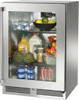 HP24RS43R Perlick 24" Signature Series Undercounter Refrigerator with Stainless Steel Glass Door - Right Hinge