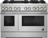 JDRP648HL JennAir RISE 48" Dual Fuel Professional Range 6 Burners and Grill - Stainless Steel JDRP648HL JennAir RISE 48" Dual Fuel Professional Range 6 Burners and Grill - Stainless Steel