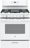 JGBS66DEKWW GE 30" Free-Standing Gas Range with Edge to Edge Cooktop - White