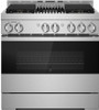 JGRP636HM JennAir NOIR 36" Gas Professional Range 4 Burners and Grill - Floating Black Glass JGRP636HM JennAir NOIR 36" Gas Professional Range 4 Burners and Grill - Floating Black Glass