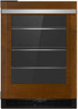 JUGFL242HX JennAir 24" Under Counter Glass Door Refrigerator Panel Ready - Left Hinge - Custom Panel