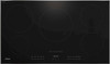 KM7740FR Miele 36" Smart and WiFi Enabled Electric Cooktop with 5 Cooking Elements and Hot Surface Indicator - Black with Stainless Steel Trim