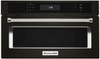 KMBP100EBS KitchenAid 30" Built In Microwave Oven with Convection Cooking - Black Stainless Steel