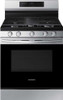 NX60A6311SS Samsung 30" Smart Gas Range with 5 Burners and Integrated Griddle - Fingerprint Resistant Stainless Steel