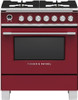 OR30SCG6R1 Fisher & Paykel 30" Classic Style Dual Fuel Range with Self-Clean Oven and AeroTech System - Red