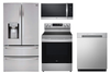 Package 2 - LG Appliance Package - 4 Piece Appliance Package with Electric Range - Stainless Steel