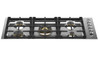 PROF365QBXT Bertazzoni Professional Series 36" Drop-in Gas Cooktop 5 Brass Burners