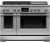 RDV3485GDL Fisher & Paykel 48" Series 9 Professional 5 Burner Dual Fuel Range with True Convection Oven and Griddle - Liquid Propane - Stainless Steel RDV3485GDL Fisher & Paykel 48" Series 9 Professional 5 Burner Dual Fuel Range with True Convection Oven and Griddle - Liquid Propane - Stainless Steel