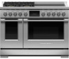 RHV3484N Fisher & Paykel 48" Series 9 Professional Hybrid Range with 4 Burners and 4 Induction Zones - Natural Gas - Stainless Steel RHV3484N Fisher & Paykel 48" Series 9 Professional Hybrid Range with 4 Burners and 4 Induction Zones - Natural Gas - Stainless Steel