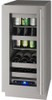 UHBV515-SG51A U-Line 15" 5 Class Series Stainless Frame Undercounter Beverage Center with Lock - Left Hinge - Stainless Steel