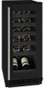 UHWC115BG01A U-Line 15" 1 Class Series Single Zone Wine Cooler with Black Frame and 24lb Bottle Capacity - Reversible Hinge - Black UHWC115BG01A U-Line 15" 1 Class Series Single Zone Wine Cooler with Black Frame and 24lb Bottle Capacity - Reversible Hinge - Black