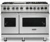 VGR5486GSS Viking 48" Professional 5 Series Freestanding Gas Range with 6 Burners and Griddle - Natural Gas - Stainless Steel VGR5486GSS Viking 48" Professional 5 Series Freestanding Gas Range with 6 Burners and Griddle - Natural Gas - Stainless Steel