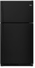 WRT311FZDB Whirlpool 33" Wide Top-Freezer Refrigerator - Black