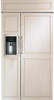 ZISB420DNII Monogram 42" Built-In Side-by-Side Refrigerator with LED Lighting and WiFi Connect - Custom Panel
