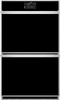 ZTD90DSSNSS Monogram 30" Minimalist Collection Double Electric Wall Oven with True European Convection - Stainless Steel