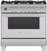 OR36SCG6X1 Fisher & Paykel 36" Classic Dual Fuel Range with AeroTech Technology and Self-Clean - Stainless Steel