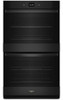 WOED5030LB Whirlpool 30" Smart 10 cu. Ft. Capacity Electric Double Wall Oven with Steam Clean and Rapid PreHeat - Black WOED5030LB Whirlpool 30" Smart 10 cu. Ft. Capacity Electric Double Wall Oven with Steam Clean and Rapid PreHeat - Black