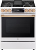 LSGS6338N LG Studio 30" Smart Gas Range with Griddle and Air Fry - Essence White LSGS6338N LG Studio 30" Smart Gas Range with Griddle and Air Fry - Essence White