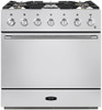 AMC36DFWHT Aga 36" Mercury Dual Fuel Range - White